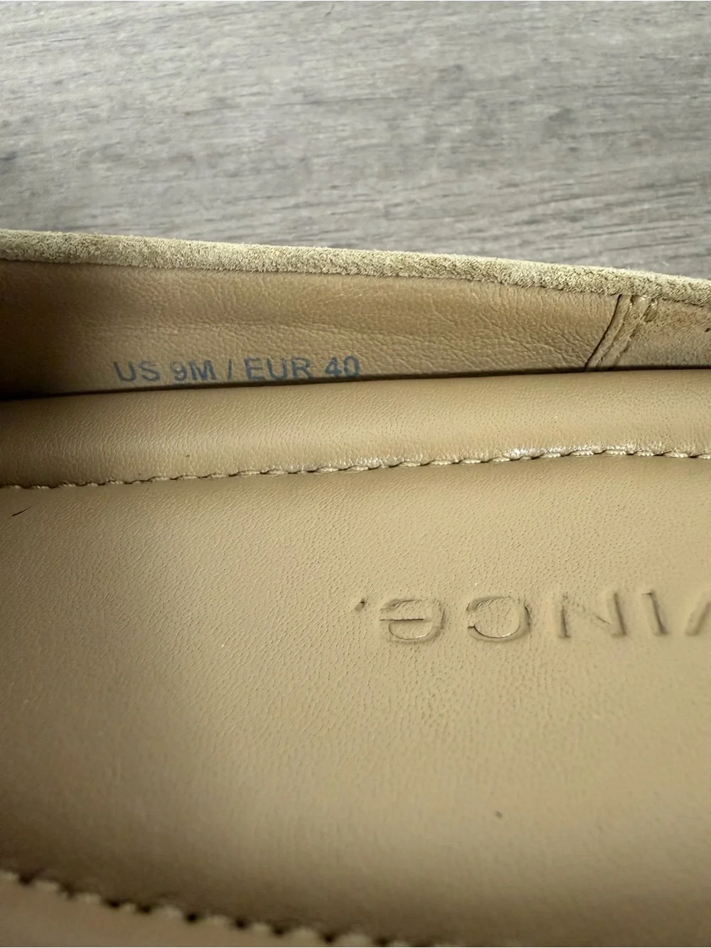 Brand new women’s Vince Berkley suede driver mules size 9 - Picture 8 of 9